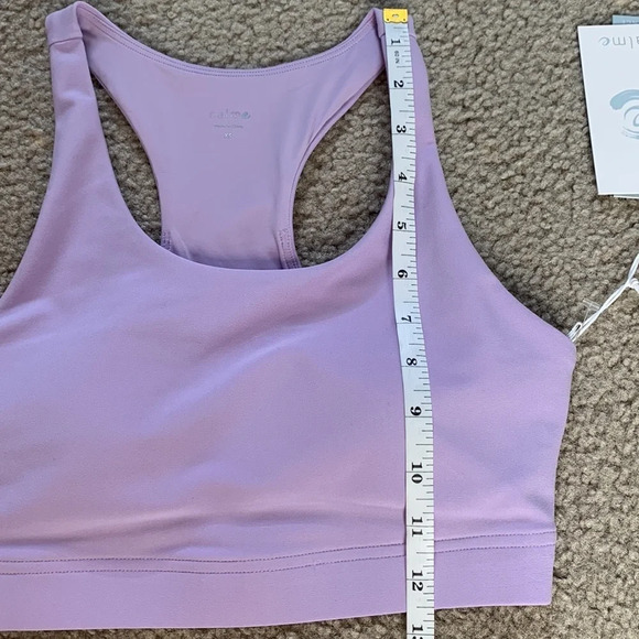 NWT Calme by Johnny Was endurance Sports Bra XS PRE lilac/purple - Picture 7 of 7